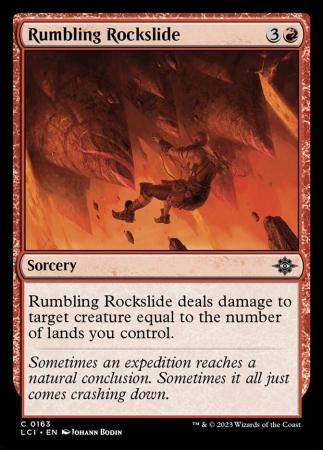 Rumbling Rockslide 0163 The Lost Caverns of Ixalan Singles Rumbling Rockslide 0163 The Lost Caverns of Ixalan Singles