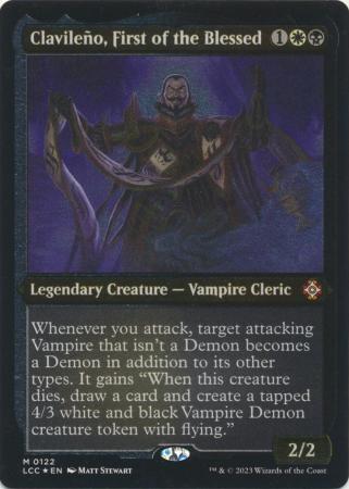 Clavileno First of the Blessed Display Commander Thick Stock 0122 Foil Clavileno First of the Blessed Display Commander Thick Stock 0122 Foil