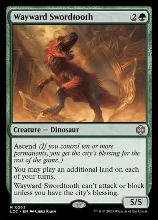 Wayward Swordtooth 0263 Wayward Swordtooth 0263