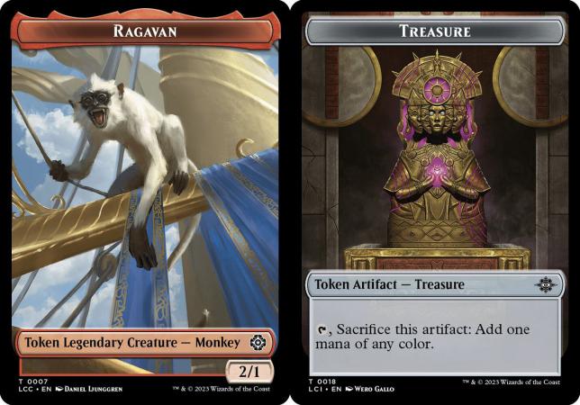 Ragavan Treasure Double Sided Token 0007 0018 Ragavan Treasure Double Sided Token 0007 0018