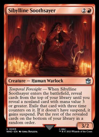 Sibylline Soothsayer 0095 Doctor Who Commander Singles Sibylline Soothsayer 0095 Doctor Who Commander Singles