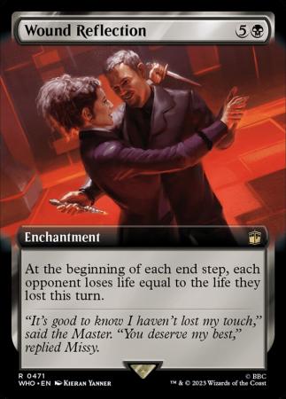 Wound Reflection 0471 Extended Art Doctor Who Collector Booster Singles Wound Reflection 0471 Extended Art Doctor Who Collector Booster Singles