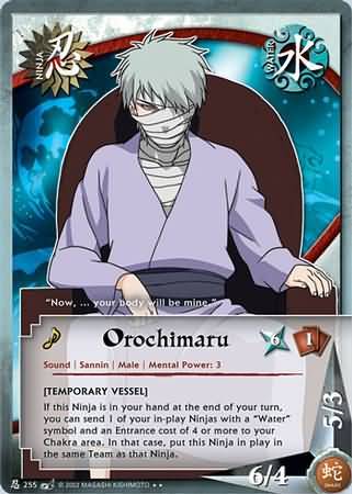 Orochimaru Temporary Vessel N 255 Rare Naruto Battle of Destiny Orochimaru Temporary Vessel N 255 Rare Naruto Battle of Destiny