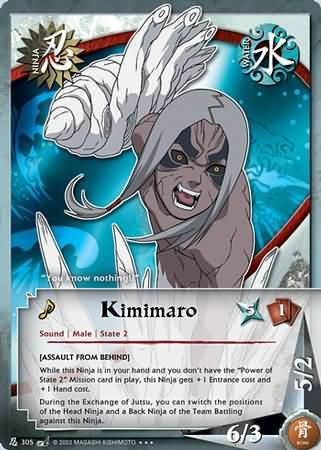 Kimimaro Assault From Behind N 305 Super Rare Naruto Battle of Destiny Kimimaro Assault From Behind N 305 Super Rare Naruto Battle of Destiny