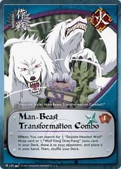 Man Beast Tranformation Combo M 239 Rare Naruto Battle of Destiny Man Beast Tranformation Combo M 239 Rare Naruto Battle of Destiny