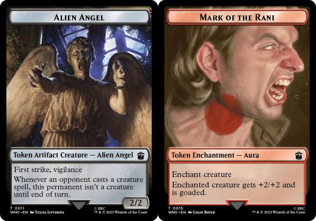 Alien Angel Mark of the Rani Double Sided Token 0011 0015 Alien Angel Mark of the Rani Double Sided Token 0011 0015