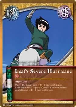 Leaf s Severe Hurricane J 232 Uncommon Naruto Battle of Destiny Leaf s Severe Hurricane J 232 Uncommon Naruto Battle of Destiny