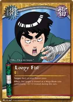 Loopy Fist J 233 Rare Naruto Battle of Destiny Loopy Fist J 233 Rare Naruto Battle of Destiny