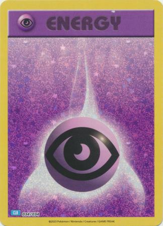 Psychic Energy 034 034 CLB Pokemon Trading Card Game Classic Psychic Energy 034 034 CLB Pokemon Trading Card Game Classic
