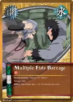Multiple Fists Barrage J 239 Common Naruto Battle of Destiny Multiple Fists Barrage J 239 Common Naruto Battle of Destiny