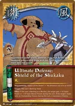 Ultimate Defense Shield of the Shukaku J 248 Super Rare Ultimate Defense Shield of the Shukaku J 248 Super Rare