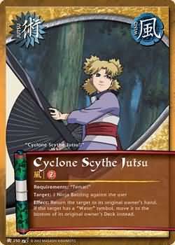 Cyclone Scythe Jutsu J 250 Common Naruto Battle of Destiny Cyclone Scythe Jutsu J 250 Common Naruto Battle of Destiny