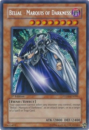 Belial Marquis of Darkness PTDN EN099 Secret Rare 1st Edition Phantom Darkness PTDN Singles Belial Marquis of Darkness PTDN EN099 Secret Rare 1st Edition Phantom Darkness PTDN Singles