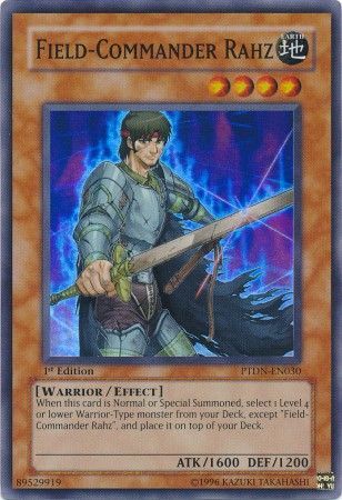 Field Commander Rahz PTDN EN030 Super Rare 1st Edition Field Commander Rahz PTDN EN030 Super Rare 1st Edition