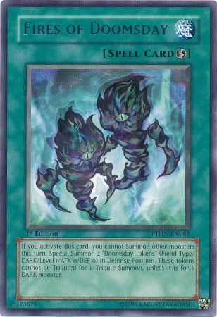 Fires of Doomsday PTDN EN055 Rare 1st Edition Fires of Doomsday PTDN EN055 Rare 1st Edition