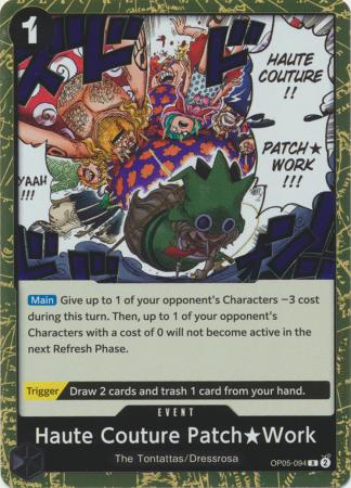 Haute Couture Patch Work OP05 094 Rare Foil Haute Couture Patch Work OP05 094 Rare Foil