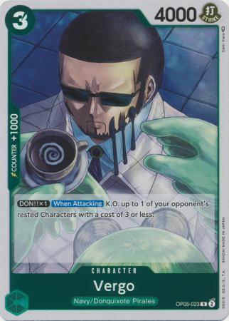 Vergo OP05 023 Rare Foil Vergo OP05 023 Rare Foil