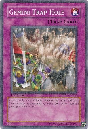 Gemini Trap Hole PTDN EN073 Common 1st Edition Gemini Trap Hole PTDN EN073 Common 1st Edition