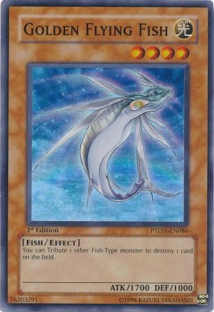 Golden Flying Fish PTDN EN086 Super Rare 1st Edition Golden Flying Fish PTDN EN086 Super Rare 1st Edition