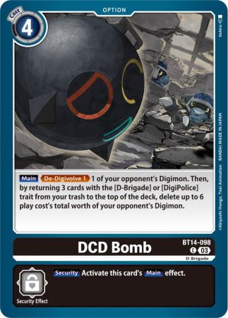 DCD Bomb BT14 098 Common 