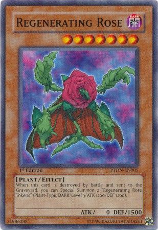 Regenerating Rose PTDN EN005 Common 1st Edition Regenerating Rose PTDN EN005 Common 1st Edition