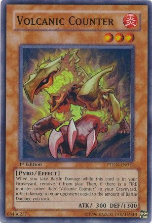 Volcanic Counter PTDN EN012 Super Rare 1st Edition Volcanic Counter PTDN EN012 Super Rare 1st Edition