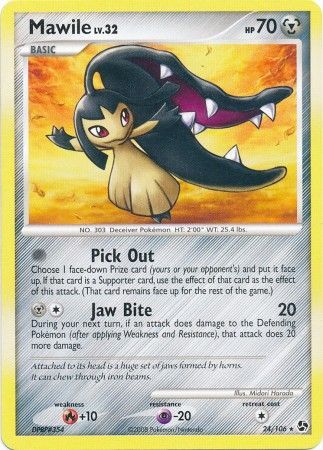 Mawile 24 106 Rare Diamond Pearl Great Encounters Singles Mawile 24 106 Rare Diamond Pearl Great Encounters Singles