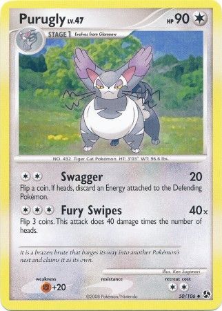 Purugly 50 106 Uncommon Diamond Pearl Great Encounters Singles Purugly 50 106 Uncommon Diamond Pearl Great Encounters Singles