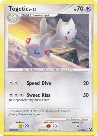 Togetic 55 106 Uncommon Diamond Pearl Great Encounters Singles Togetic 55 106 Uncommon Diamond Pearl Great Encounters Singles