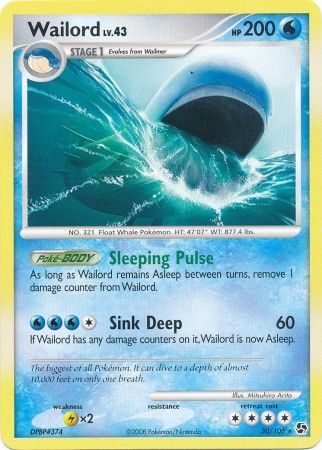 Wailord 30 106 Rare Diamond Pearl Great Encounters Singles Wailord 30 106 Rare Diamond Pearl Great Encounters Singles