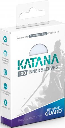 Ultimate Guard Katana 60ct Transparent Japanese Size Sleeves UGD011337 Ultimate Guard Katana 60ct Transparent Japanese Size Sleeves UGD011337