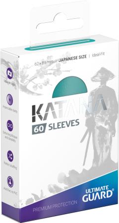Ultimate Guard Katana 60ct Turquoise Japanese Size Sleeves UGD011055 Ultimate Guard Katana 60ct Turquoise Japanese Size Sleeves UGD011055