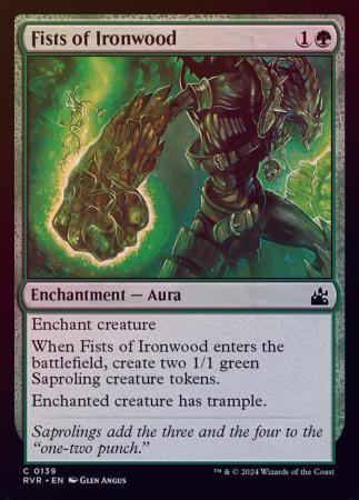 Fists of Ironwood 0139 Foil Ravnica Remastered Foil Singles Fists of Ironwood 0139 Foil Ravnica Remastered Foil Singles