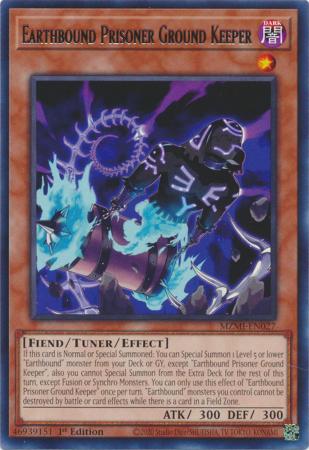Earthbound Prisoner Ground Keeper MZMI EN027 Rare 1st Edition Earthbound Prisoner Ground Keeper MZMI EN027 Rare 1st Edition