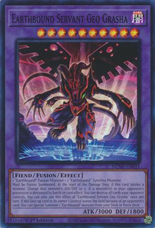 Earthbound Servant Geo Grasha MZMI EN031 Super Rare 1st Edition Earthbound Servant Geo Grasha MZMI EN031 Super Rare 1st Edition