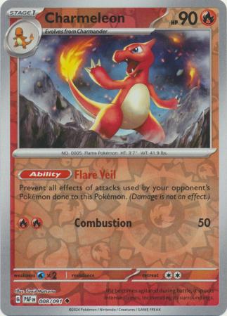 Pokemon store Charmeleon reverse holo