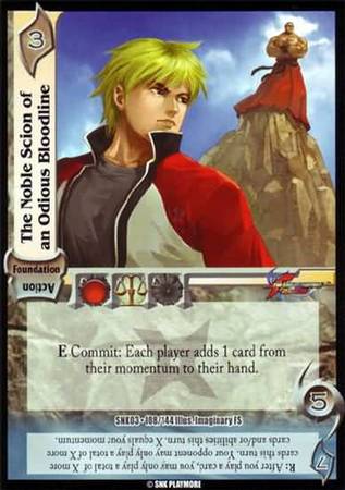The Noble Scion of an Odious Bloodline 108 Common UFS SNK03 Cutting Edge Singles The Noble Scion of an Odious Bloodline 108 Common UFS SNK03 Cutting Edge Singles