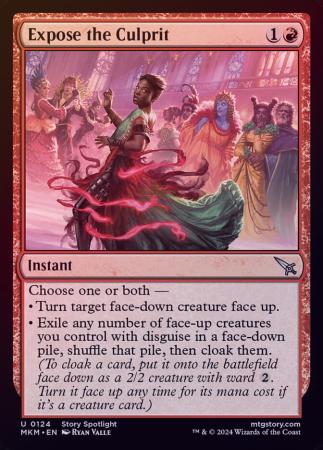 Expose the Culprit 0124 Foil Expose the Culprit 0124 Foil