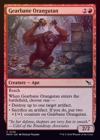 Gearbane Orangutan 0129 Foil Gearbane Orangutan 0129 Foil