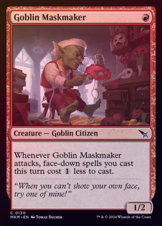 Goblin Maskmaker 0130 Foil Goblin Maskmaker 0130 Foil