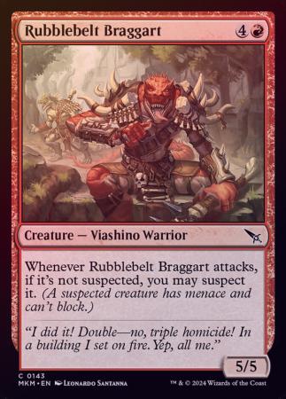 Rubblebelt Braggart 0143 Foil 