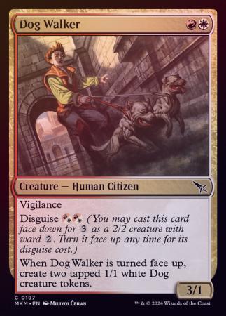 Dog Walker 0197 Foil Dog Walker 0197 Foil