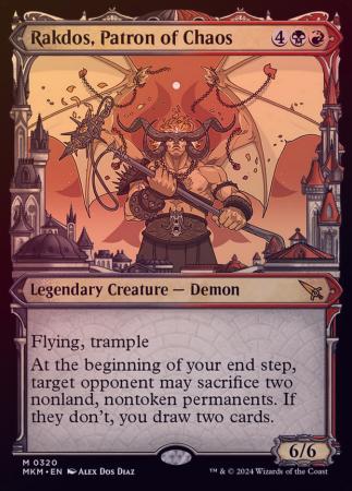 Rakdos Patron of Chaos Showcase 0320 Foil Rakdos Patron of Chaos Showcase 0320 Foil