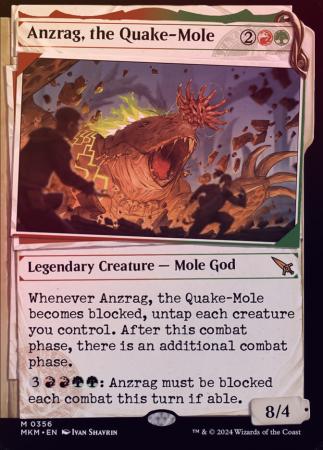 Anzrag the Quake Mole Showcase 0356 Foil Anzrag the Quake Mole Showcase 0356 Foil