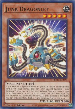Junk Dragonlet PHNI EN099 Common 1st Edition Junk Dragonlet PHNI EN099 Common 1st Edition