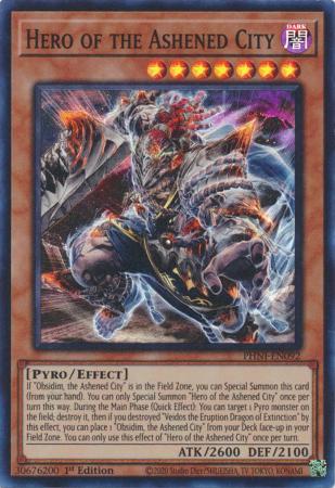 Hero of the Ashened City PHNI EN092 Super Rare 1st Edition Hero of the Ashened City PHNI EN092 Super Rare 1st Edition