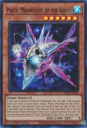 Psiics Moonlight of the Ghoti PHNI EN016 Super Rare 1st Edition Psiics Moonlight of the Ghoti PHNI EN016 Super Rare 1st Edition