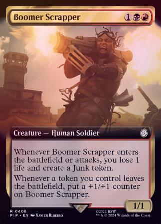 Boomer Scrapper Extended Art 0408 Foil Boomer Scrapper Extended Art 0408 Foil