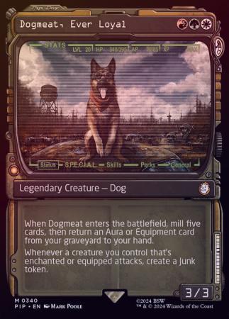 Dogmeat Ever Loyal Showcase 0340 Foil Dogmeat Ever Loyal Showcase 0340 Foil