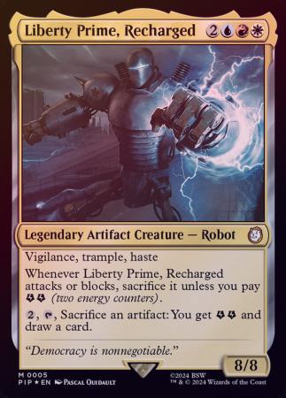 Liberty Prime Recharged 0005 Foil Liberty Prime Recharged 0005 Foil